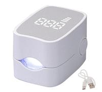 Lámpara de uñas compacta | Lámpara de limpieza de uñas LED | Cordless Nail Care Device, Salon Quality Nail Lamp, Quick Drying Nail Tool, Uv Light for Nails, recargable Nail Dryer, Lightweight Nail