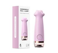 Lámpara de uñas LED recargable de 3 W, Handheld Manicure Curing Device Fast Drying, Portable Nail Dryer for Women, Perfect for Home, Beauty Salon, Spa, Travel, Vacation, Office, or Apartment Care