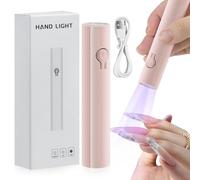 Lámpara de uñas pequeña alimentada por USB, secado rápido, luz LED, dispositivo de manicura portátil para uso doméstico, carcasa de ABS, LED portátil, secado rápido, secador de pulido de mano sobre la