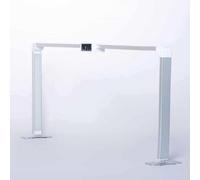 Lámpara de uñas plegable de media luna de 86 cm, lámpara de mesa grande para pestañas con pantalla táctil LED, 480 cuentas, lámpara de escritorio plegable triple para salón belleza, 36 W