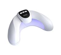 Lámpara De Uñas - Secador De Secado Rápido Plegable Con 22 Cuentas LED Y Temporizador | Cuidado Del Esmalte En Forma Ďe U Y Luz Enchufable USB | Herramienta Portátil: Para El Hogar, Spa, Salón, Escrit