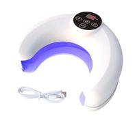 Lámpara de uñas, sensor inteligente LED UV, uso de luz de secado ajustable, rendimiento de curado de gel rápido, diseño compacto de mesa, para principiantes en el salón en casa y cuidado diario de