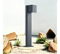 Lámpara de Vías, Caminos Antracita IP44 50 CM Aluminio Cristal Exterior Jardín