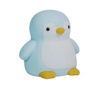 Lámpara - Decoración linda de colores sobre el tema de los pingüinos | Luz nocturna infantil | para dormitorio, cuarto de baño, oficina, mesilla de noche, Coulour School Maison