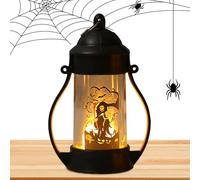 Lámpara Decorativa Calabaza - Iluminación Nocturna, Lámpara Interior | Farol con Diseño Esqueleto Mesa Dormitorio Biblioteca Evento Halloween Sala Casa Luz para Hogar