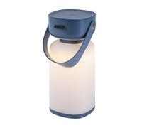 Lámpara decorativa LED de pie con asa, 3W 120 lm IP44, elegante tono azul