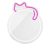 Lámpara decorativa Mirror Sleeping Cat (4,8 W, 32 x 40 cm, Interruptor, Espejo Gato)