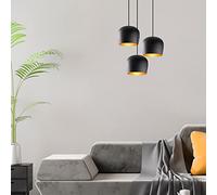 Lámpara decorativa moderna | Elegante y contemporánea | 48 cm de diámetro | Negro