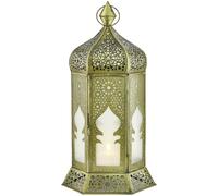 Lámpara Decorativa Oriental Portavelas Farol Soporte Para Velas