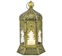 Lámpara Decorativa Oriental Portavelas Farol Soporte Para Velas