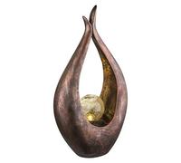 Lámpara decorativa solar (0,02 W, L x An x Al: 26,5 x 13 x 50 cm, Bronce, Claro, IP44)