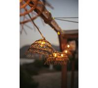 Newgarden Guirnalda de luces LED Alma, color madera, PVC, IP44