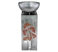 Lámpara decorativa solar (L x An x Al: 25 x 25 x 59 cm, Plateado, IP44)