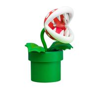 Lámpara Decorativa - SUPER MARIO - Mini Planta Piranha 21cm - LED - Blanco - Diseño Contemporáneo
