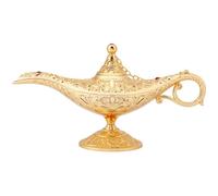 Lámpara del genio Lámpara de Aladino Lámpara de aceite Tetera, Lámpara retro de Aladino, 11 x 21 cm Lámpara mágica