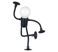 Lámpara divertida, funciona con pilas, ventosa flexible | Luz nocturna para niños que cambia de forma, para decoración del hogar, dormitorio, sala de estar, baño, guardería, pasillo, dormitorio