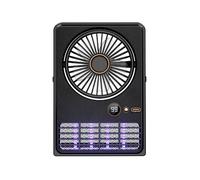 Lámpara Eléctrica Antimosquitos con Ventilador, 2 en 1, Carga USB, Repelente de Mosquitos para Acampar.