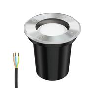 Lámpara empotrable de suelo BOLI para exterior acero inoxidable redonda IP67