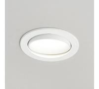 Lámpara empotrable LED Arcchio Katerin, 10 cm, blanca, orientable True