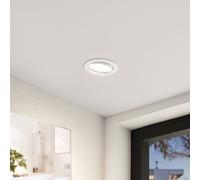 Lámpara empotrable LED Arcchio Katerin, blanca, orientable, juego de 10 unidades