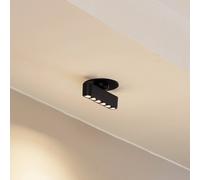 Lámpara empotrable LED Eldrin de Lindby, negra, puntos de luz, 13,1 cm