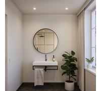 lámpara empotrable LED Paulmann Cole Coin blanca Ø9cm IP44 atenuable, juego de