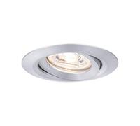 Lámpara empotrable LED Paulmann Nova Mini Coin, 4 W, 2700 K, aluminio torneado