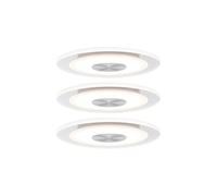 Lámpara empotrable LED Paulmann Premium «Whirl», juego de 3 x 4,9 W, 3000 K, aluminio