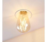 Lámpara empotrable Molto Luce Willi 68R, blanca, aluminio, E27