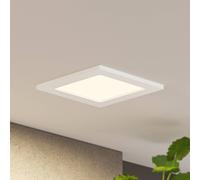 Lámpara empotrable Prios LED Helina, blanca, 11,5 cm, atenuable