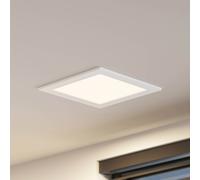 Lámpara empotrable Prios LED Helina, blanca, 22 cm, 18 W, atenuable