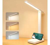 Lámpara Escritorio Lampara Lectura Cuidado Ocular, Lampara de Mesa Lámpara de Escritorio LED control táctil 3 Modos,3 Niveles de Brillo 180° flexo escritorio para Leer,Oficina,Estudiar, Relajamiento