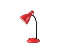 Lampara escritorio metal color rojo serie lazulita 23cm