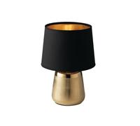 LÁMPARA ÉXTASIS DORADA/NEGRA 1XE14 17X29CM