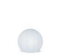 Lámpara Exterior Cable Enchufe Blanco IP65 E27 LED 2700 K Ø 40CM de Bola Jardín