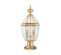 Lámpara Exterior De Latón H:57cm Vintage REGINA Jardín Camino Iluminación
