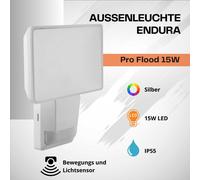 Ledvance Endura Pro Flood, lámpara de pared LED, blanco - small , Venta de almacén, nuevo, embalaje original