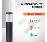 LEDVANCE LED Gartenpylone, Leuchte für Außenanwendungen, Warmweiß, 110,0 mm x 500,0 mm, ENDURA STYLE LANTERN MODERN