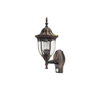 raba Lux 8370 a + + to E, Milano lámpara de pared, metal, 60 Watts, E27, Antiguo de oro, 22 x 16, 5 x 28 cm
