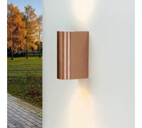 Lámpara Exterior Pared IP44 En Cobre GU10 Up Down Exterior Wandleuchte