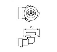 Lámpara, faro antiniebla para BOSCH 1 987 302 083 VW ROUTAN 4 2008-201