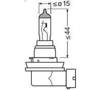 Lámpara, faro de carretera OSRAM 64212-1BL CHERY TIGGO 2 2006-2016