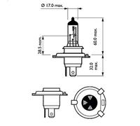 Lámpara, faro de carretera PHILIPS 12644LLC1 para KIA SOUL III (SK3) 2 2019-