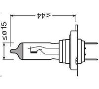 Lámpara, faro principal OSRAM 64210ALL para MG ZT 2 2002-2003