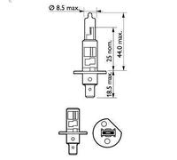 Lámpara, faro principal PHILIPS 12258XVPS2 MG ZT 2 2002-2003