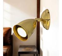 Lámpara,Foco Latón Macizo E27 Pequeño Ø 8CM Pared de Techo Luz Lámpara para Leer