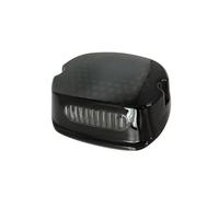 Lámpara Freno Moto Luz Trasera LED, Luz Trasera, Luces De Matrícula, Luces Traseras, Luces De Freno, Intermitentes para Sportster, para Softail, para Dyna, Lay Down, Super Glide(746 Smoke)