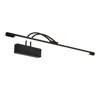 Lámpara Frontal de Espejo, luz giratoria para gabinete con Espejo antiniebla a Prueba de Humedad, iluminación LED de Pared para baño, Luces de Maquillaje, Montaje en Superficie, 8W Negro