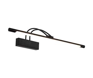 Lámpara Frontal de Espejo, luz giratoria para gabinete con Espejo antiniebla a Prueba de Humedad, iluminación LED de Pared para baño, Luces de Maquillaje, Montaje en Superficie, 8W Negro