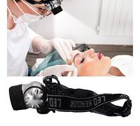 Lámpara Frontal LED Profesional 3 Modos, 135° Ángulo ajustable, Maquillaje y Camping, Diseño Ultraligero Impermeable para Senderismo o Trabajo Nocturno